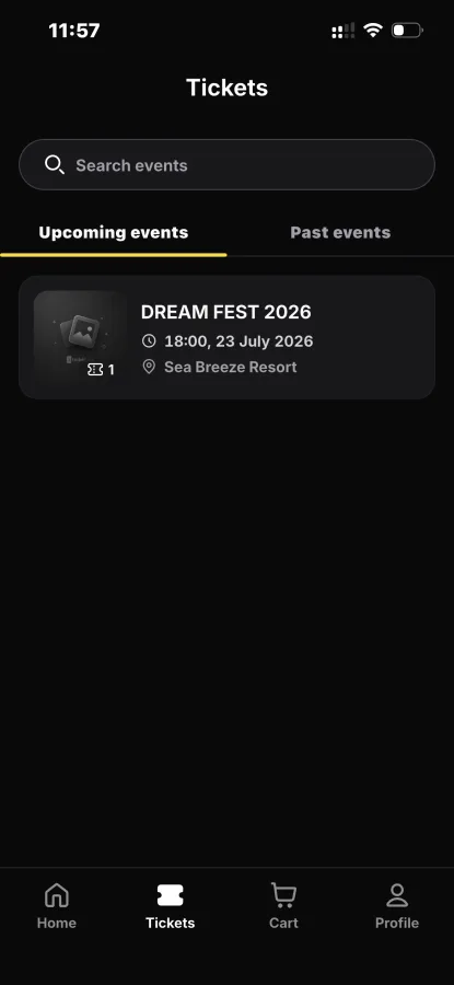 Bilet dream fest